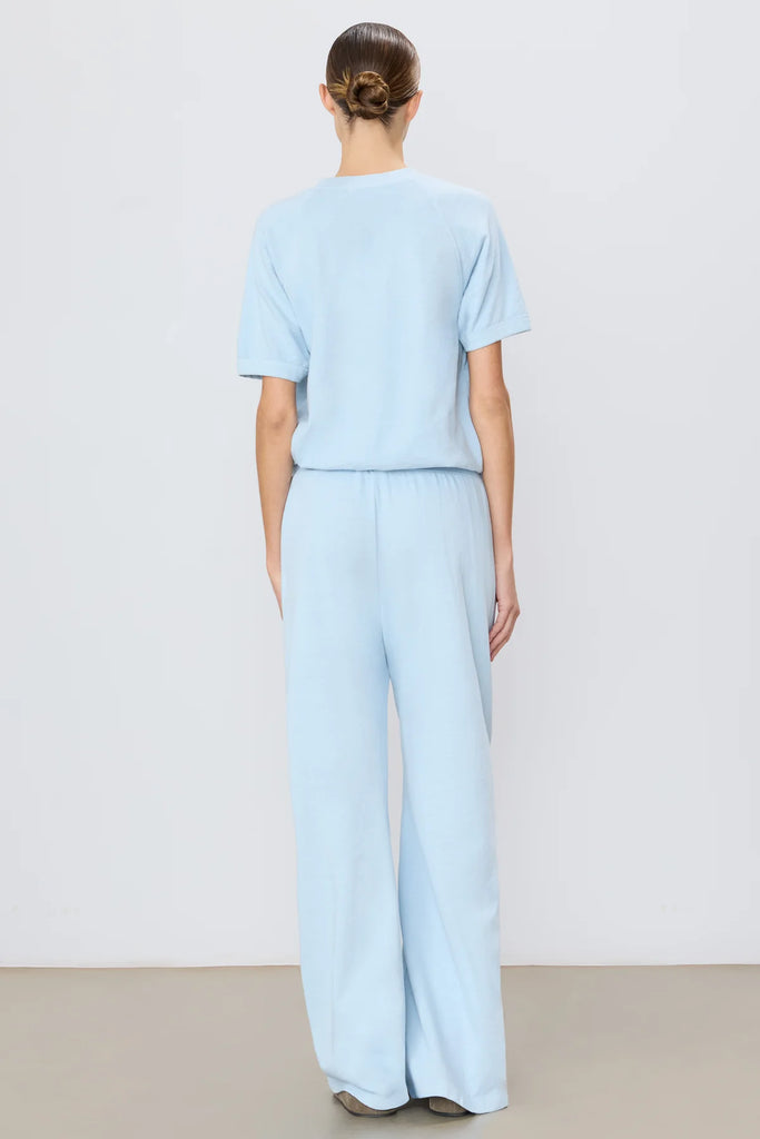 ETERNE~ Drawstring wide leg sweatpant
