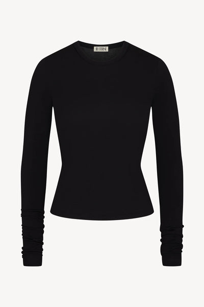 ETERNE~Fitted crewneck long sleeve t-shirt 363-03