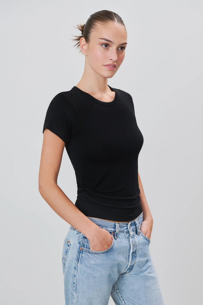 ETETNE~ Fitted crewneck short sleeve 364-03