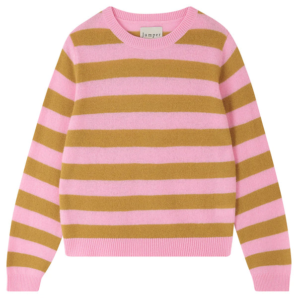 JUMPER 1234~ Stripe crewneck sweater
