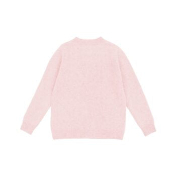 MILLEDEUX~ Cashmere crew neck pointelle sweater(sizes 4-8y)