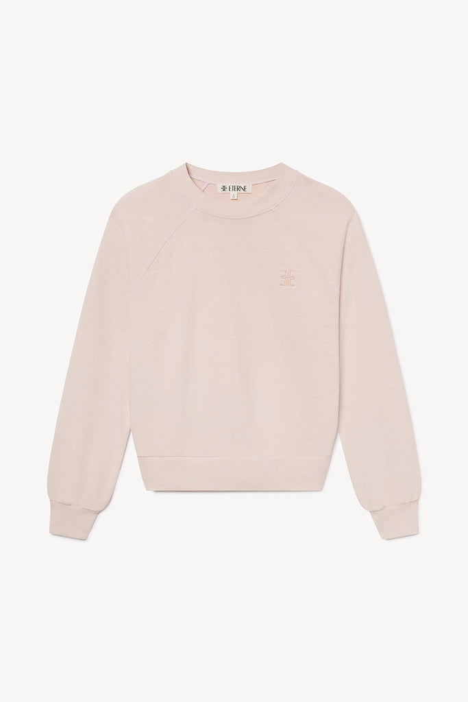 ETERNE~Shrunken raglan sweatshirt