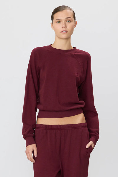 ETERNE~ Shrunken raglan sweatshirt
