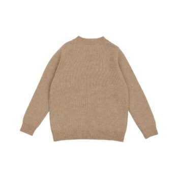 MILLEDEUX~ Cashmere crewneck flat knit