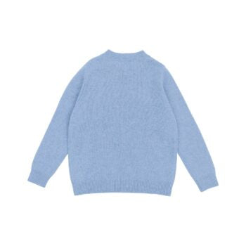 MILLEDEUX~ Cashmere crewneck flat knit