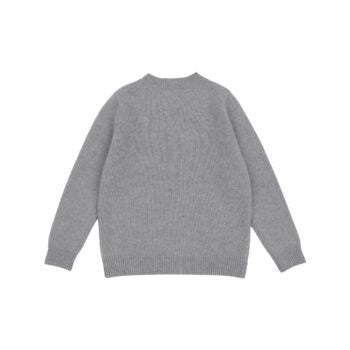 MILLEDEUX~ cashmere button front cardigan(flat knit)