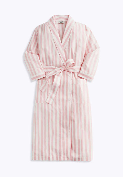 SLEEPY JONES~ Marianne long striped robe #682