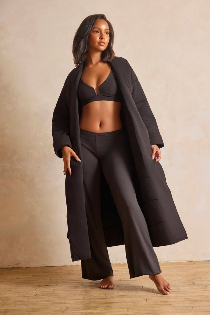 SKIN~ Sierra quilted robe