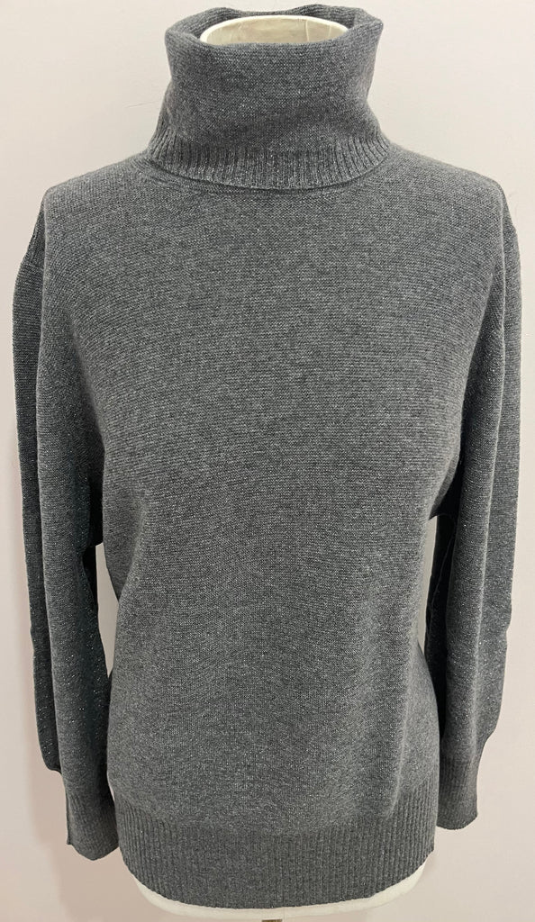 RICHARD GRAND~ Lurex Cashmere turtleneck