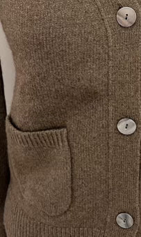 MORAY CASHMERE~ Le Frak boyfriend cardigan