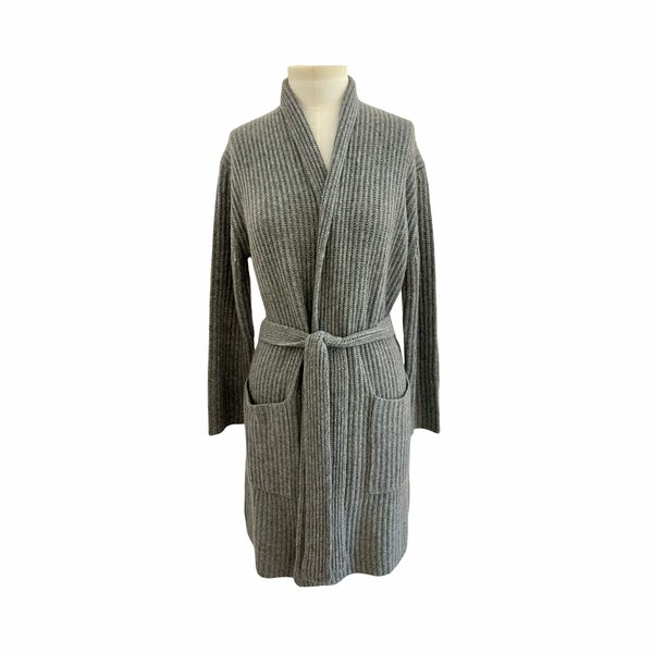 ARLOTTA~ Cashmere lux rib short robe #2822