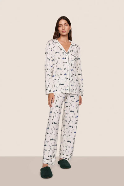 EBERJEY~ Gisele printed long pj set