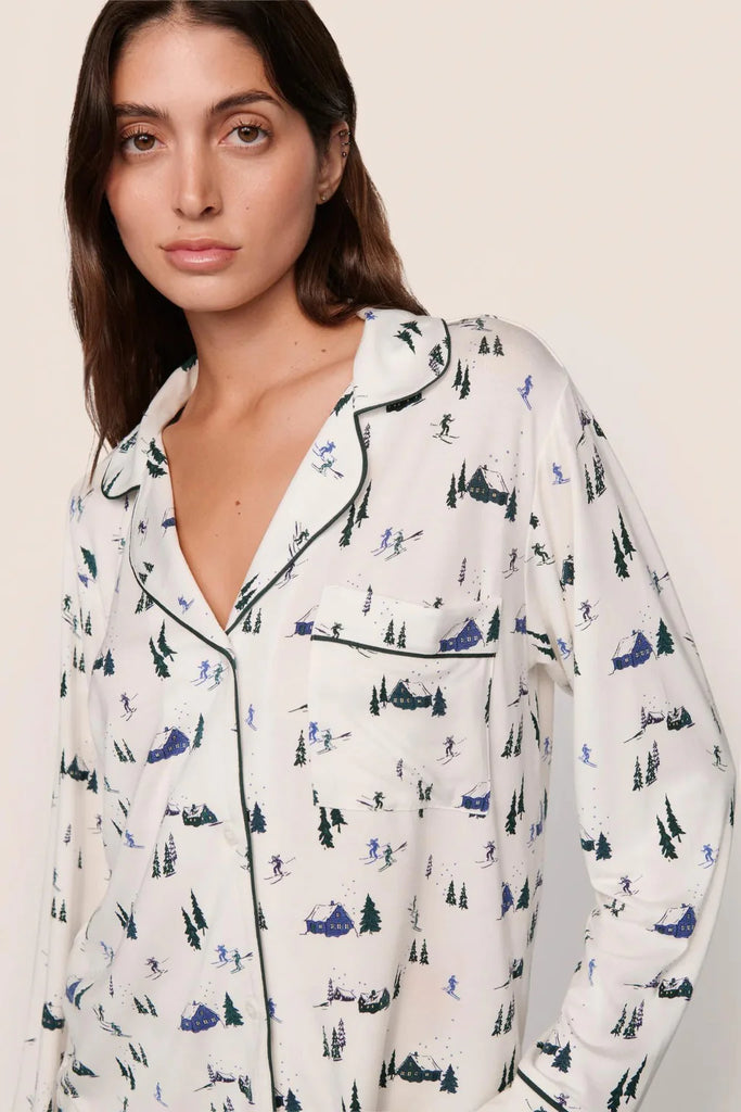 EBERJEY~ Gisele printed long pj set