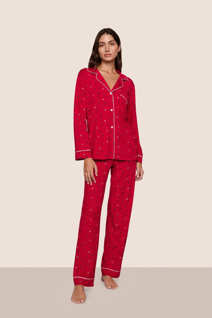 EBERJEY~ Gisele printed long pj set