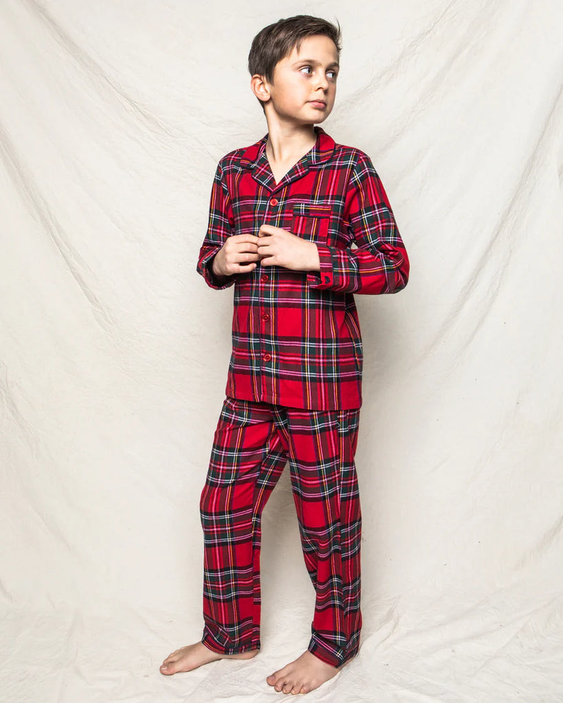 PETITE PLUME~ 2 pc children’s plaid pajama set