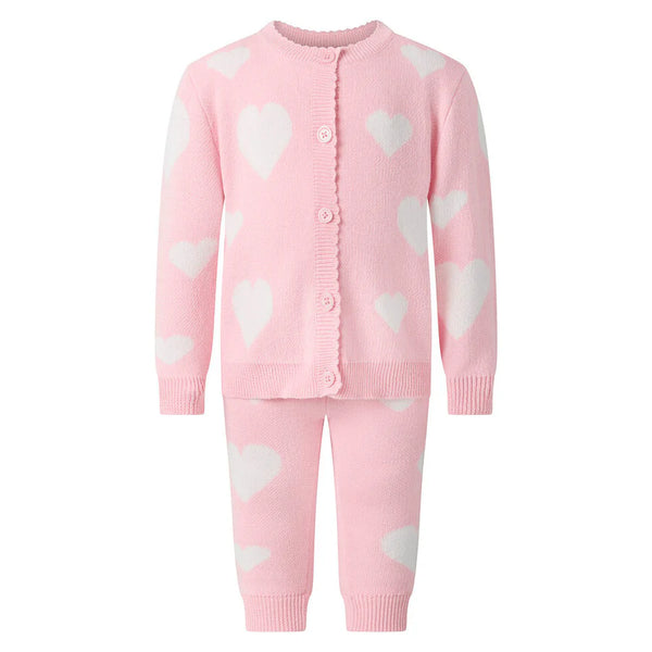 RACHEL RILEY~2 pc heart cardigan and leggings