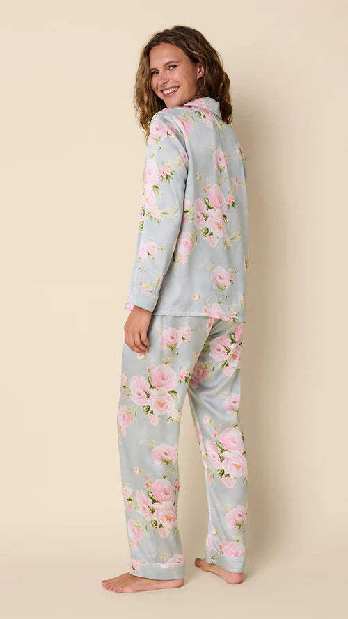 THE CAT’S PAJAMAS~ Eden Rose Silk pajama set