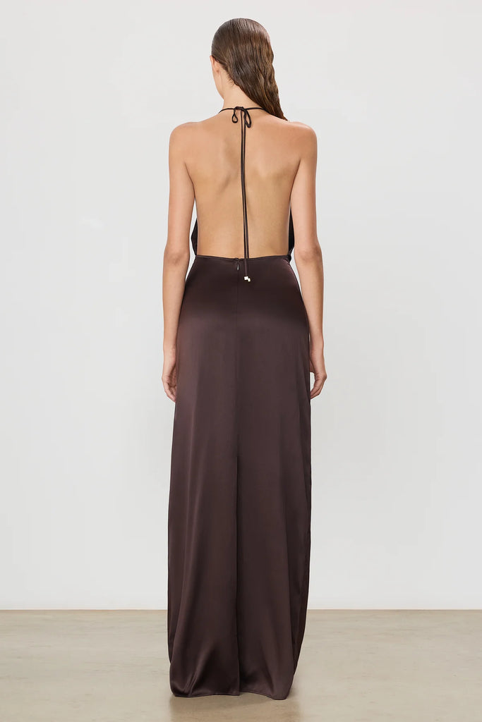 ETERNE~ Carla silk maxi dress