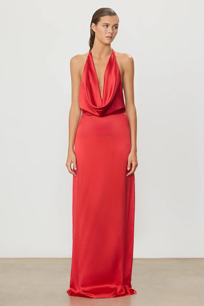 ETERNE~ Carla silk maxi dress