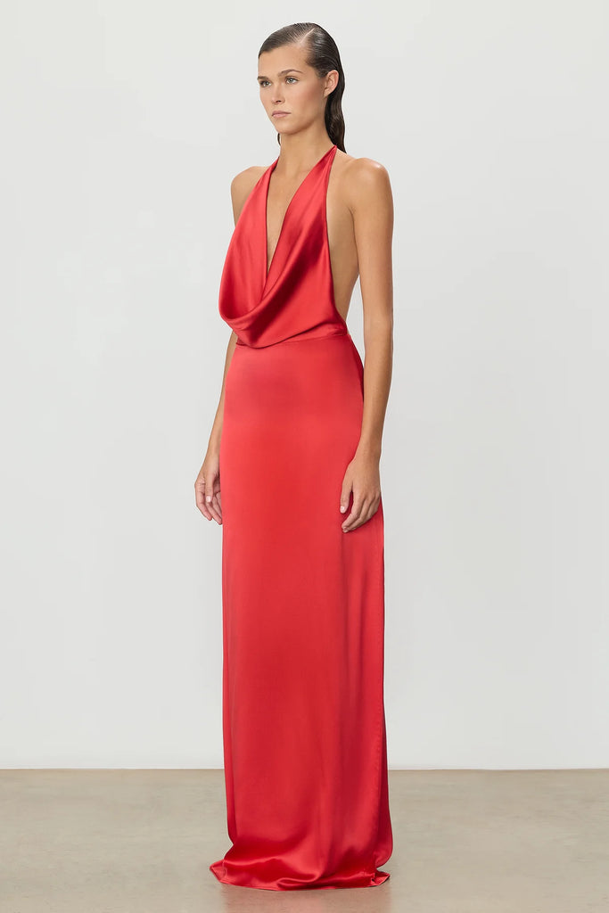 ETERNE~ Carla silk maxi dress