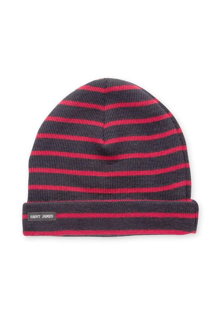 SAINT JAMES~ Striped wool beanie