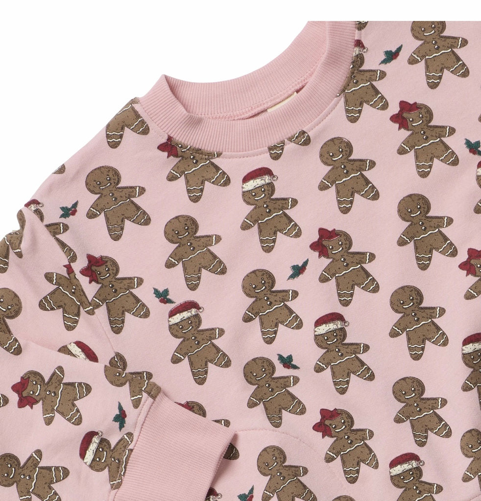 PINK CHICKEN- COOP~ Baby Jax jogger set Gingerbread cookie
