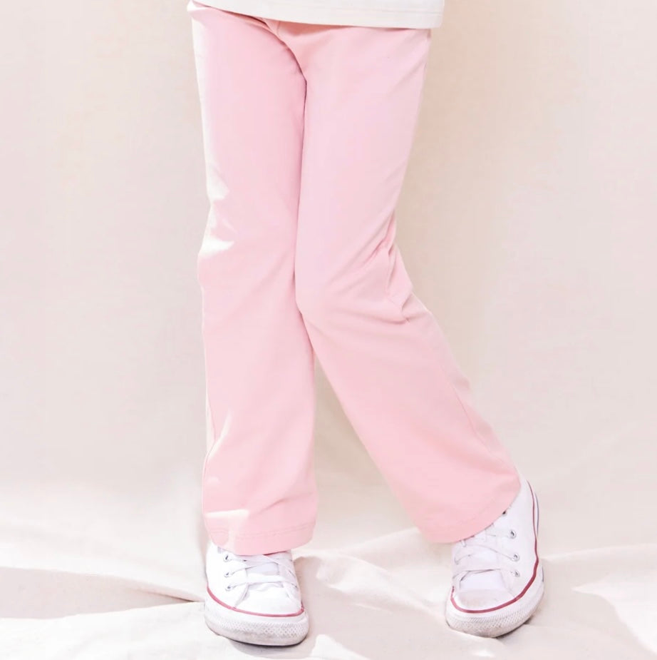 PINK CHICKEN-COOP~ Cartwheel flare legging