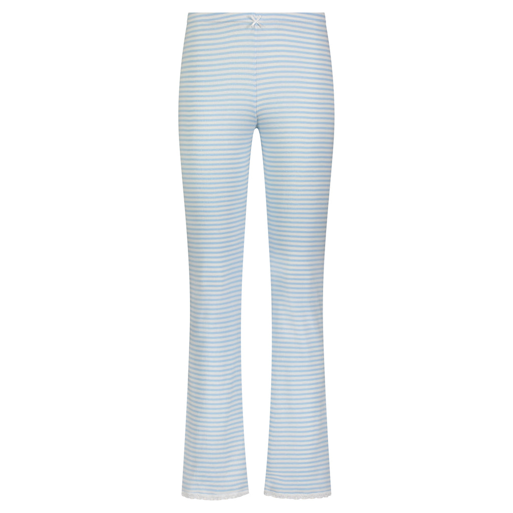 Polkadot SET Blue Sheep Parker Crop Slouchy & Blue Sailor Stripe Pant