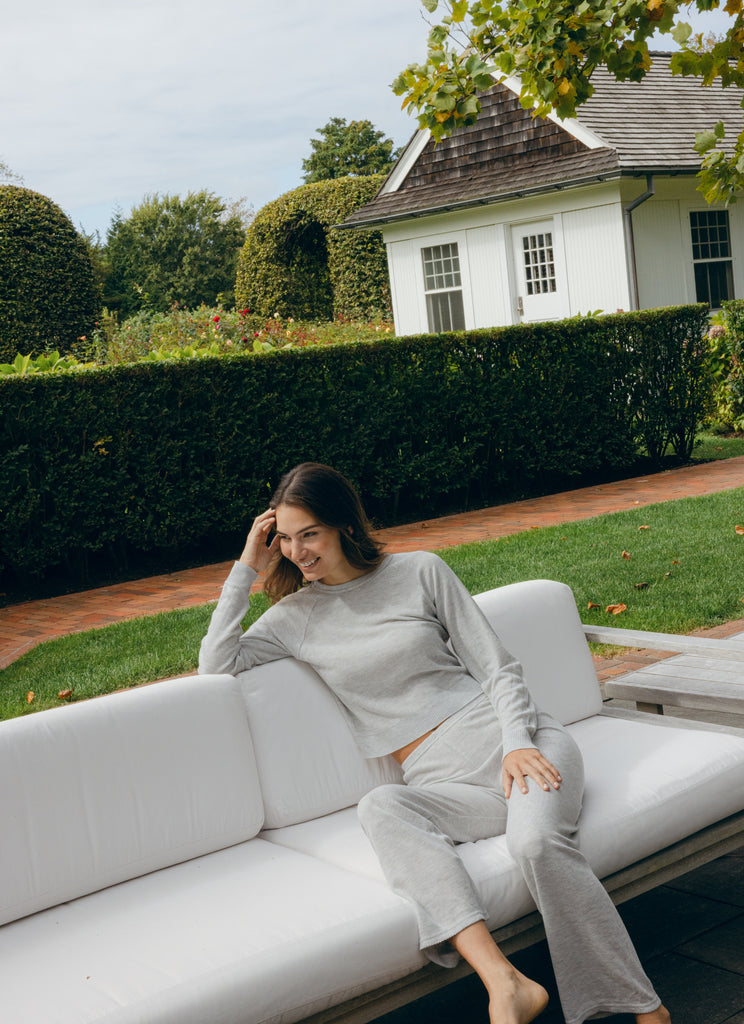 Waffle Heather Grey - Lookbook