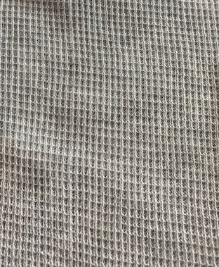 Polkadot CROP SLOUCHY RAGLAN Sleeve - Waffle Heather Grey