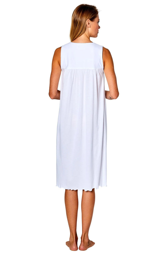 MARELLE~  Sue Short Sleeve smocked nightgown