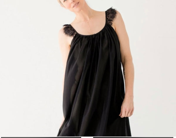SALUA~ Betty 31” sheer gown