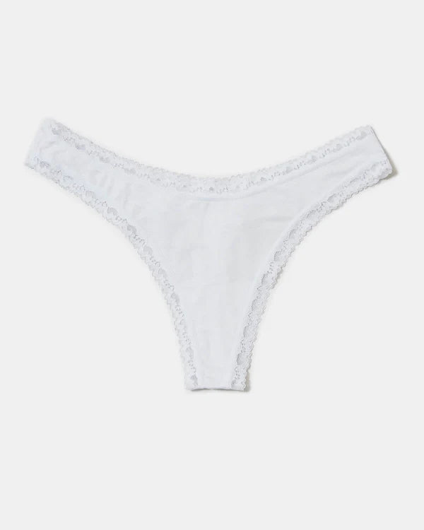 STRIPE & STARE~ solid color thongs