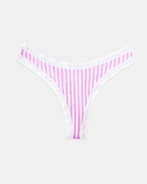 STRIPE & STARE~ Thongs printed