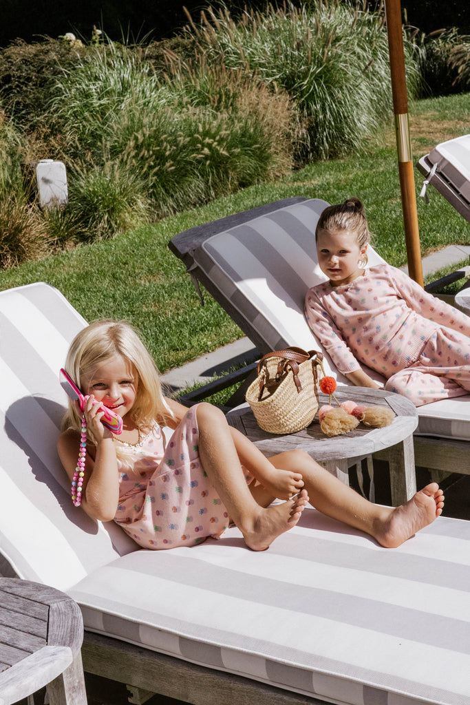 Girls Lee Classic Babydoll Gown - Beach Umbrella Print