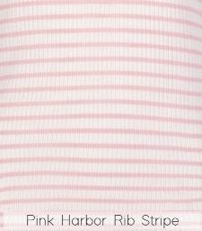 Polkadot SCOOP CAMISOLE Pink Wide Harbor Rib Stripe