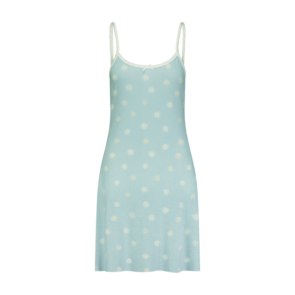 Polkadot SIMPLY DAISY Print SCOOP A LINE GOWN