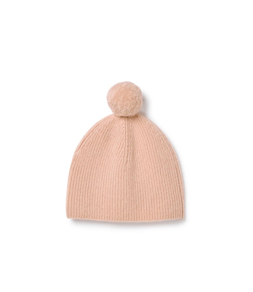 BELLE ENFANT~ Rib Pompom Hat