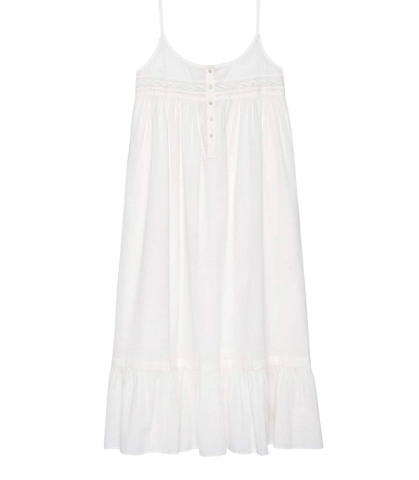 THE GREAT~ Eyelet ruffle tank night dress | RELAX HAMPTON THE GREAT~ Eyelet ruffle tank night dress | RELAX HAMPTON