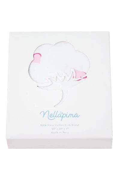 NELLAPIMA~ Heart print crib sheet