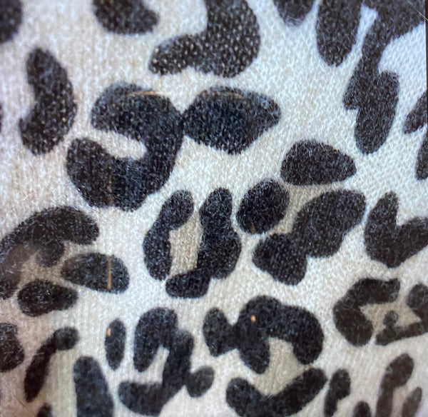 ARLOTTA ~ Leopard long wrap cashmere robe 2019