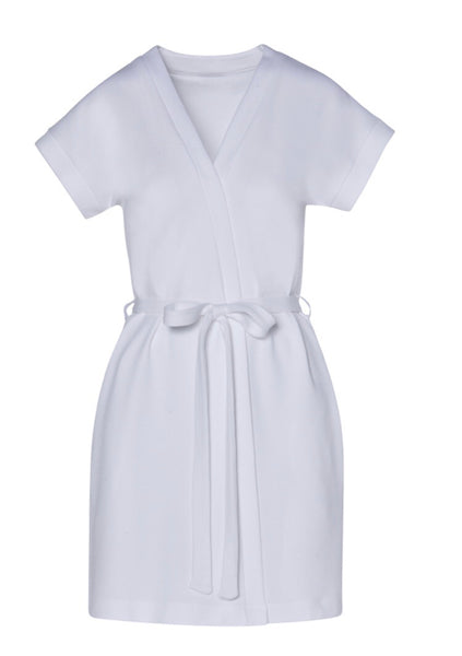 CARMEN VON GLASER /MARELLE ~Carolina Short sleeved robe piquet
