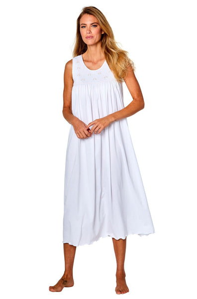 MARELLE~  Ashley smocked nightgown
