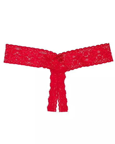 HANKY PANKY~ Signature Lace Crotchless Thong