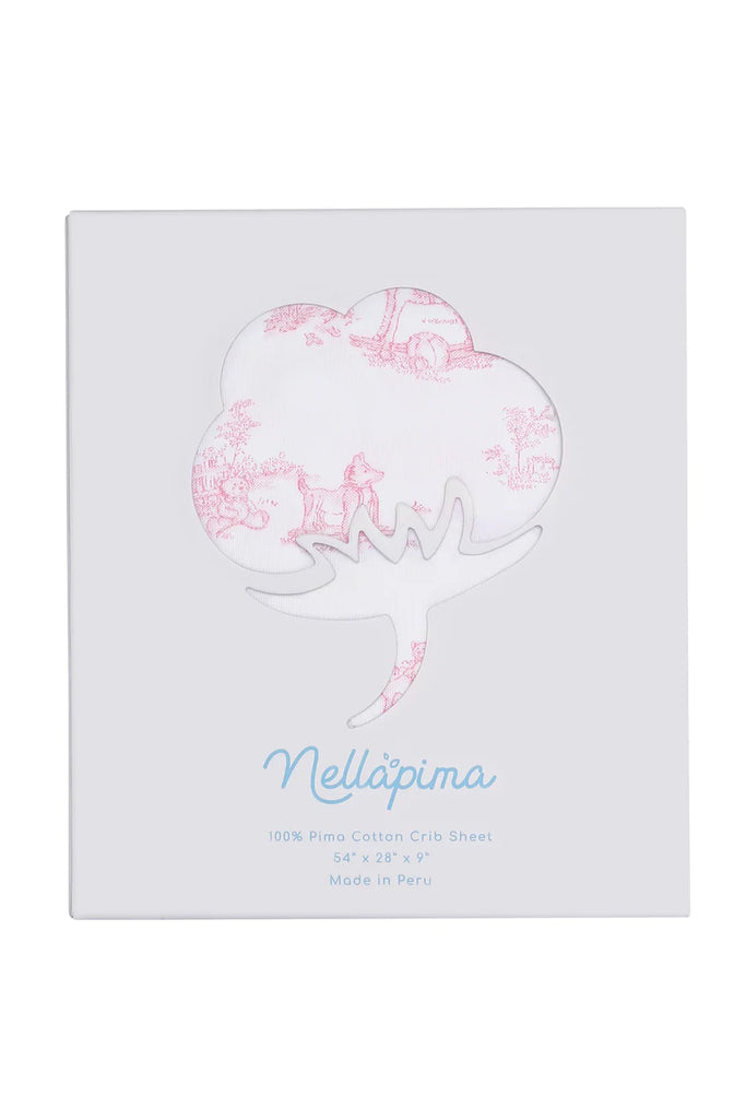 NELLAPIMA~ Heart print crib sheet
